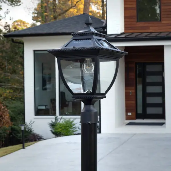 Pagoda Bulb Solar Lamp - Wall/Pier/3" Fitter Mount - Image 6