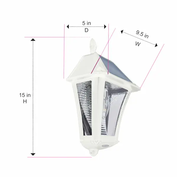 Baytown II Solar Sconce - Set of 2 - Image 6