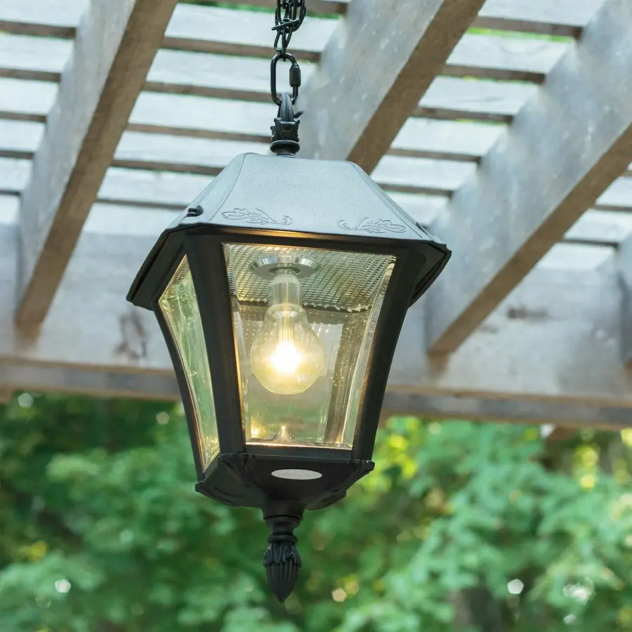 Baytown II Solar Outdoor Pendant with Remote Control - Image 4