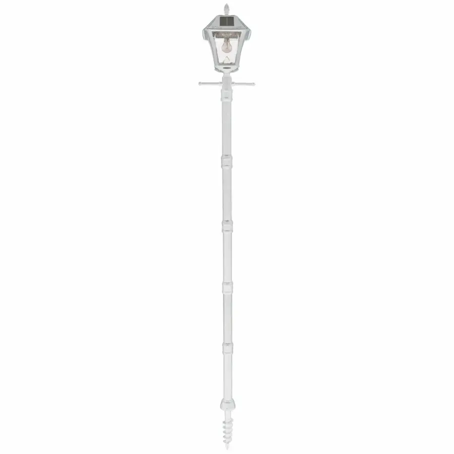 Baytown II Bulb Solar Lamp Post with EZ-Anchor Base - Image 2
