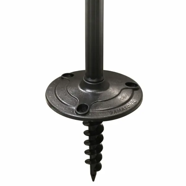 Baytown II Bulb Solar Lamp Post with EZ-Anchor Base - Image 7