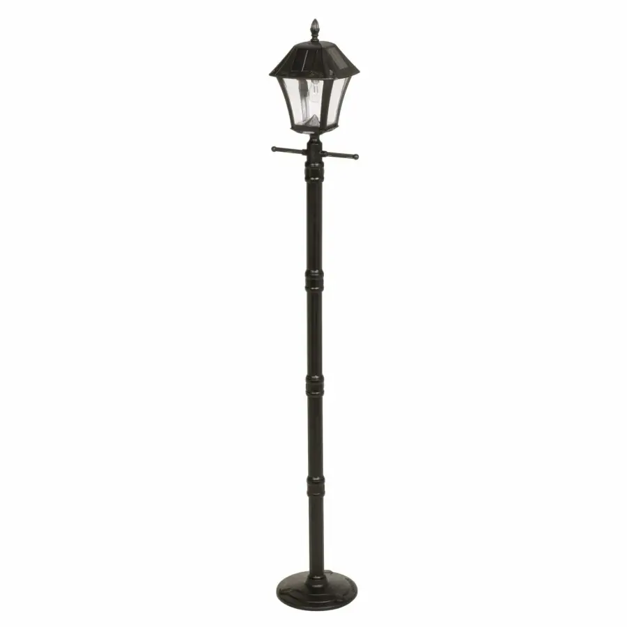 Baytown II Bulb Solar Lamp Post with EZ-Anchor Base - Image 8