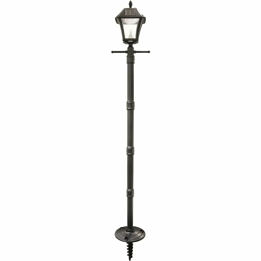 Baytown II Solar Lamp Post with EZ-Anchor Base - Image 1