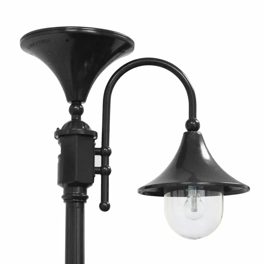 Everest Solar Lamp Post with LED Light Bulb - Image 5