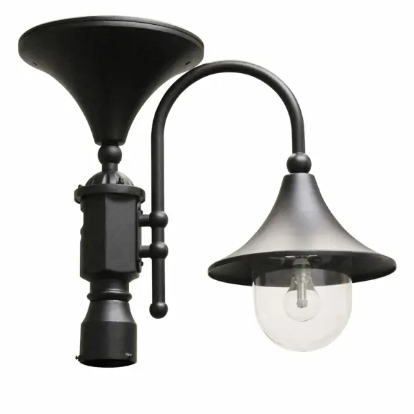 The Everest Solar Lamp combines modern design with industrial elements, featuring weather-resistant cast aluminum construction and advanced GS solar LED technology. Delivers 200 lumens of warm white light for up to 12 hours with no wiring required.