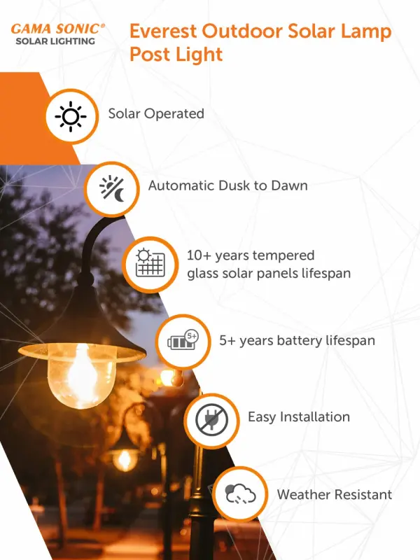Everest Solar Lamp with GS Solar Light Bulb - Image 4