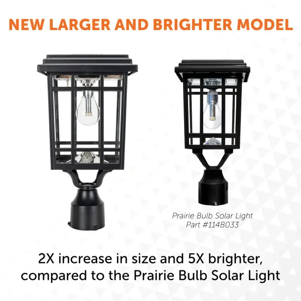 Grand Prairie Bulb Solar Light - Image 11