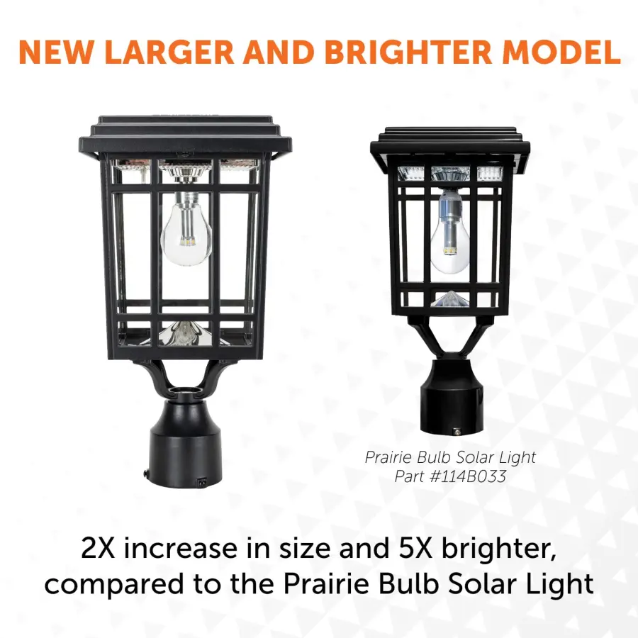 Grand Prairie Bulb Solar Light - Image 11
