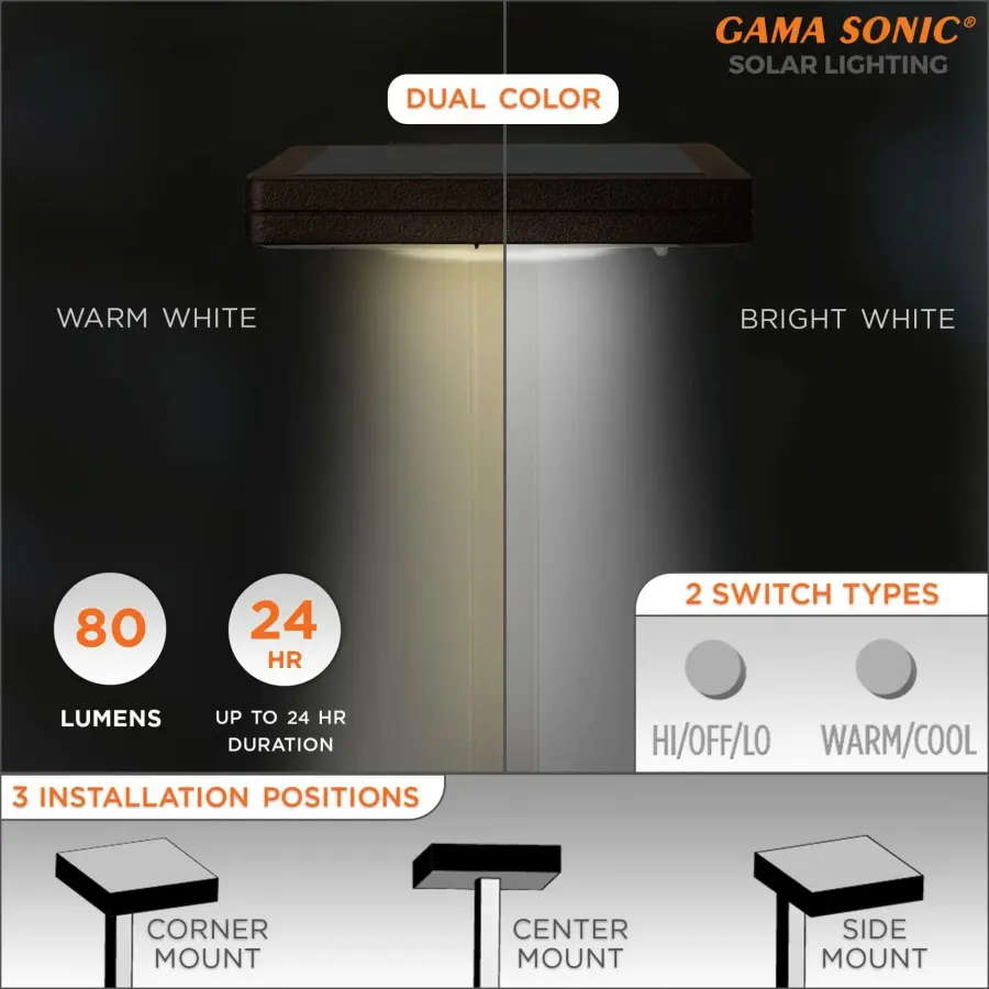 Contemporary Square Solar Pathway Light - Image 4