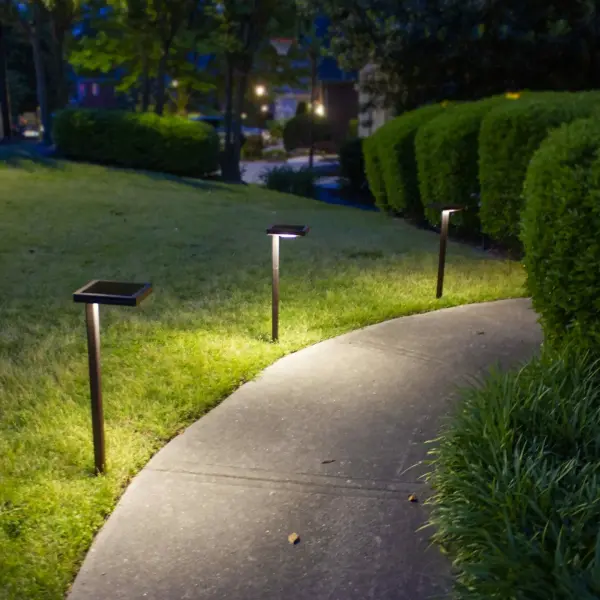 Contemporary Square Solar Pathway Light - Image 5