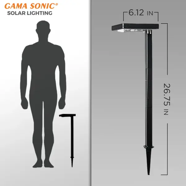 Contemporary Square Solar Pathway Light - Image 7