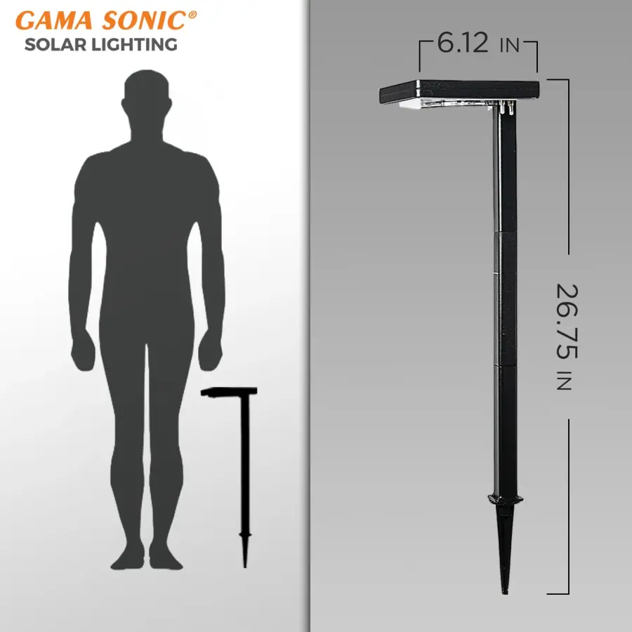 Contemporary Square Solar Pathway Light - Image 7