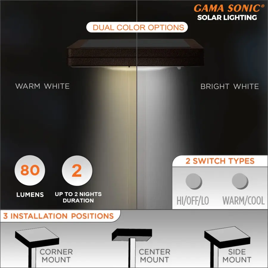 Contemporary Square Solar Pathway Light - Image 8