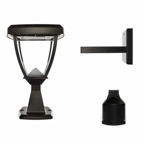 The Inversee Solar Light combines elegant Eastern Asian architecture with modern solar technology. Features three mounting options and delivers 130 lumens of warm white light for up to 15 hours on a full charge.