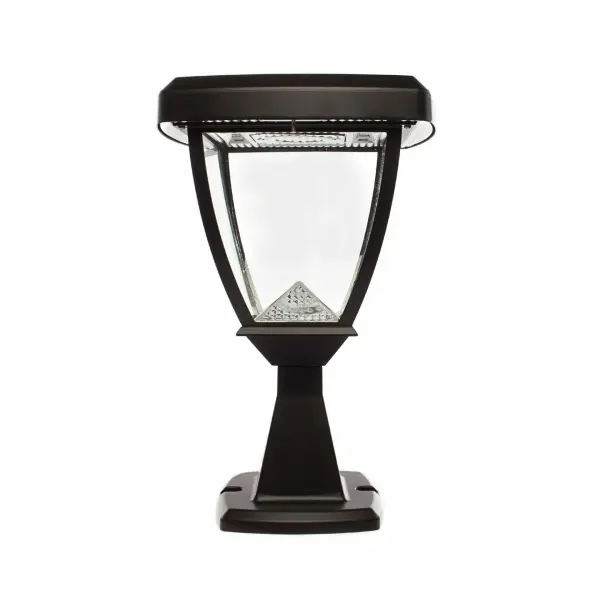 The Inversee Solar Light combines elegant Eastern Asian architecture with modern solar technology. Features three mounting options and delivers 130 lumens of warm white light for up to 15 hours on a full charge. - alternate view