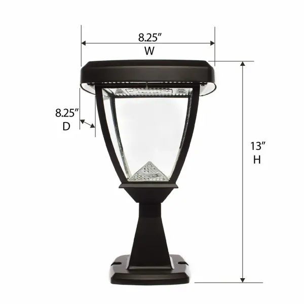 Inversee Solar Light - Wall/Pier/3" Fitter Mount - Image 11
