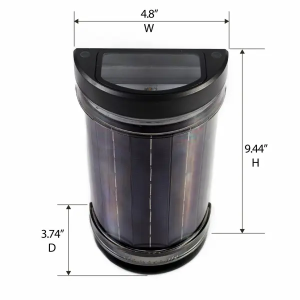 Modern Solar Wall Light with Dual Color Temperature & Easy Installation - Image 9