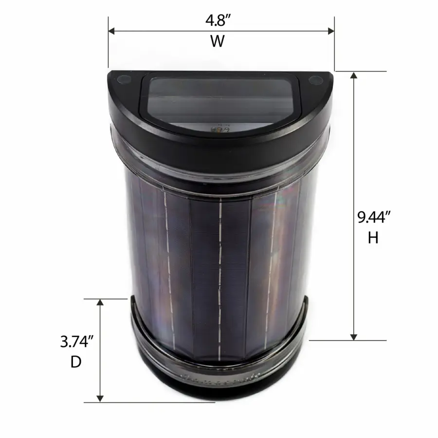 Modern Solar Wall Light with Dual Color Temperature & Easy Installation - Image 9