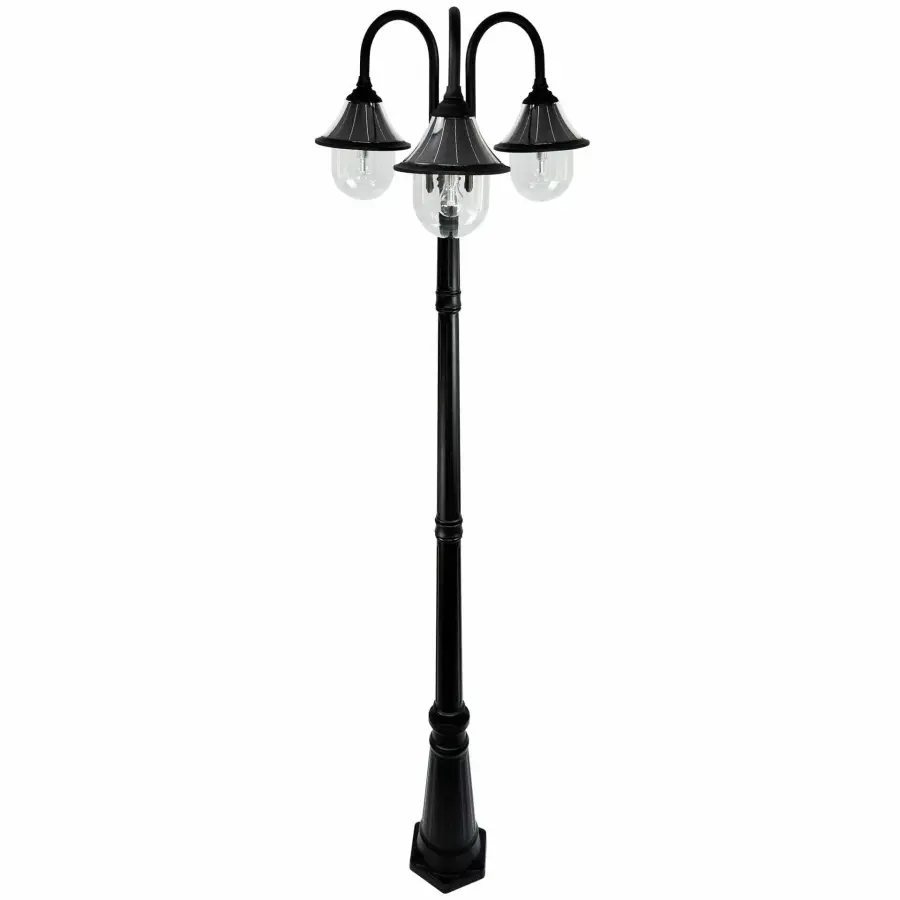 Orion Triple Head Solar Lamp Post - Image 1