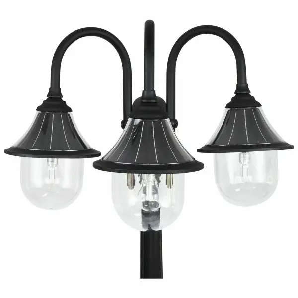 Orion Triple Head Solar Lamp Post - Image 5