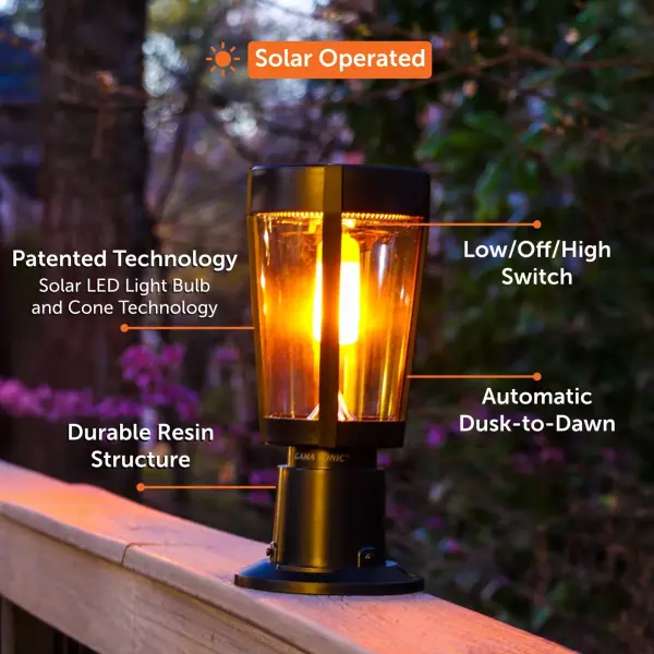 Amphora Flame Effect Solar Light - Image 8