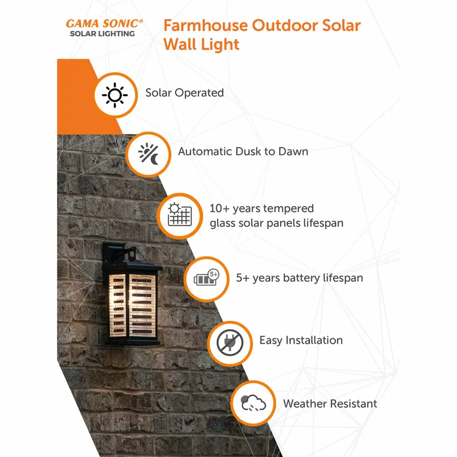 Farmhouse Solar Wall Light - Image 4