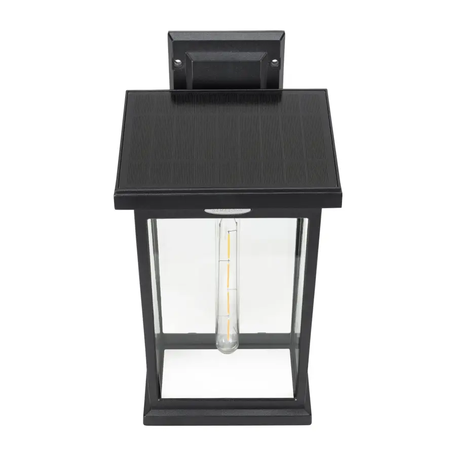 Eco-Friendly Solar Wall Light with Vintage Edison-Style Charm - Image 8