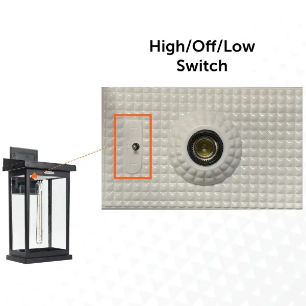 Eco-Friendly Solar Wall Light with Vintage Edison-Style Charm - Image 10