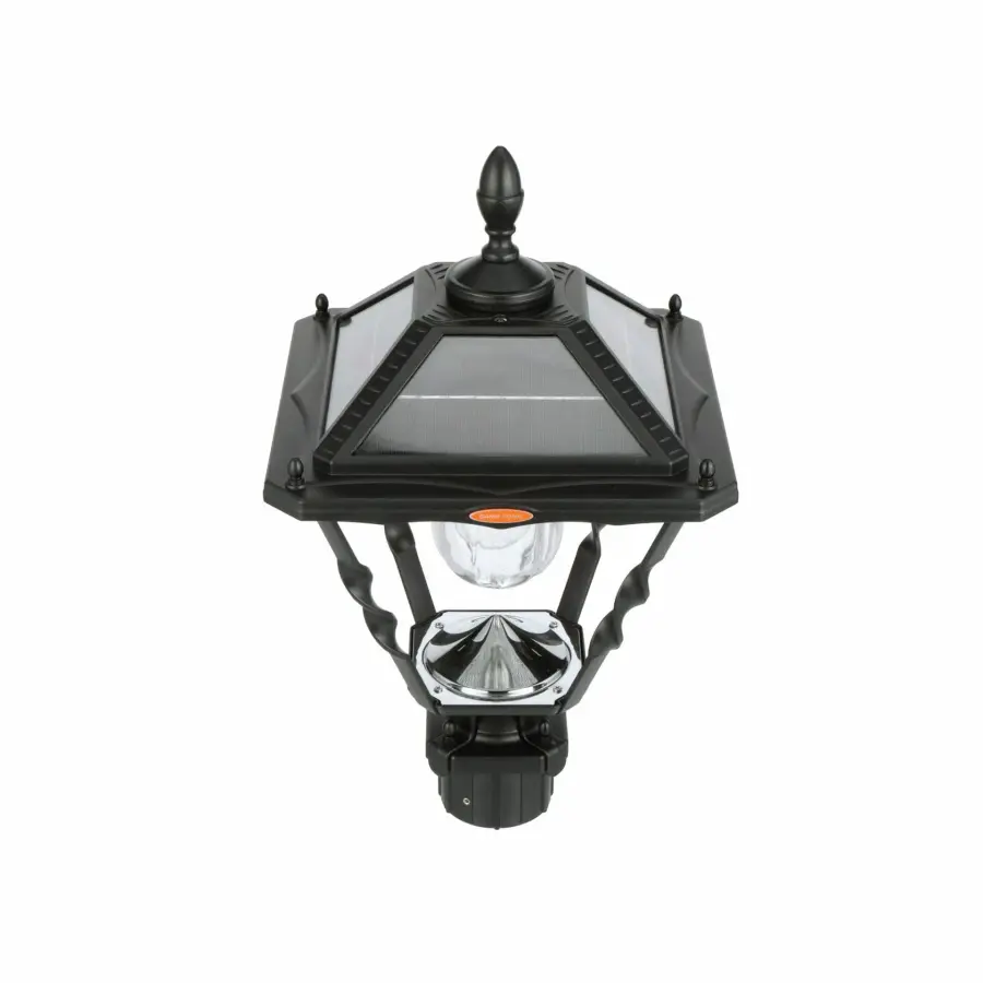 Spiral Frame Solar Post Light with 3" Fitter Mount - Image 6