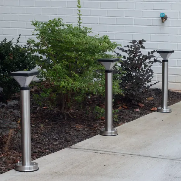 Luxor Stainless Steel Bollard Solar Pathway Light - Image 6