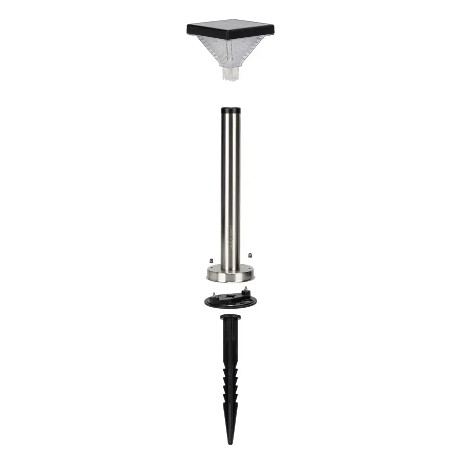 Luxor Stainless Steel Bollard Solar Pathway Light - Image 10