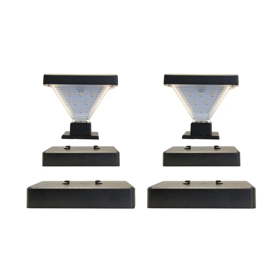 Luxor Solar Post Cap Light - 2 Pack - Image 1