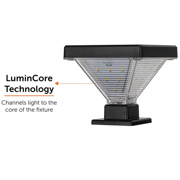Luxor Solar Post Cap Light - 2 Pack - Image 11