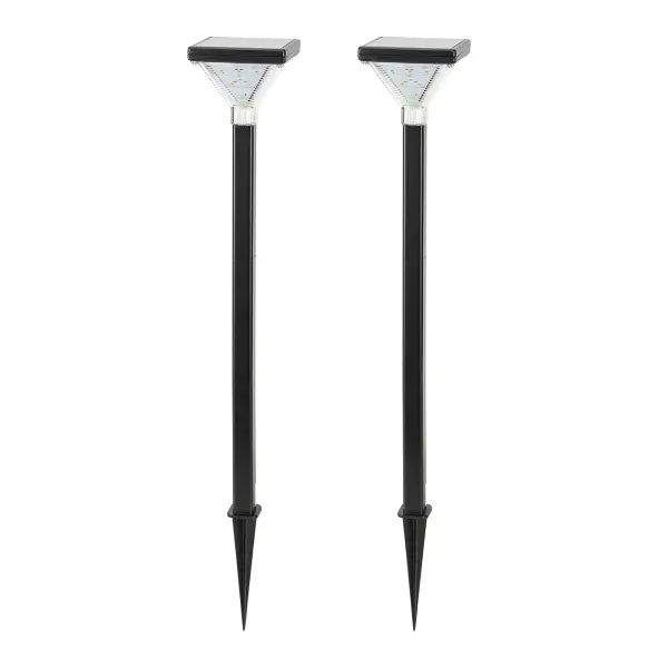 Luxor Solar Pathway Light Black – 2 Pack - Image 1