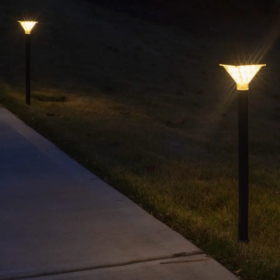 Luxor Solar Pathway Light Black – 2 Pack - Image 4