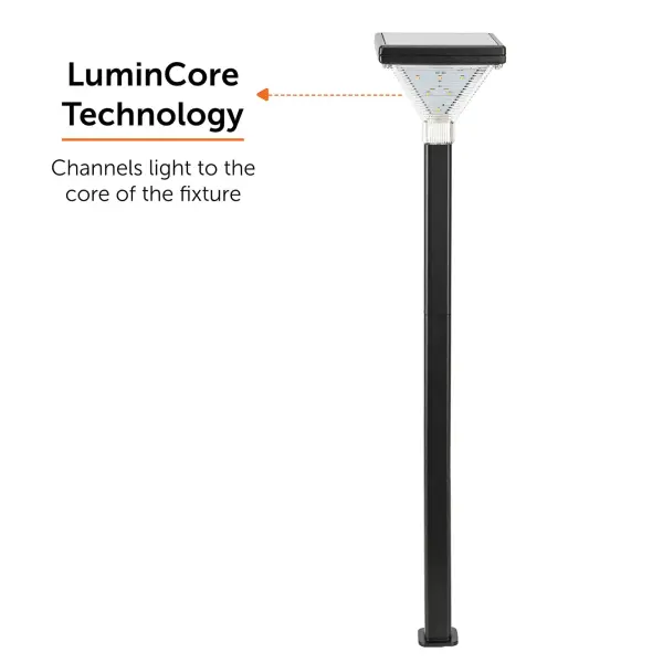 Luxor Solar Pathway Light Black – 2 Pack - Image 7
