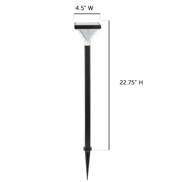 Luxor Solar Pathway Light Black – 2 Pack - Image 9