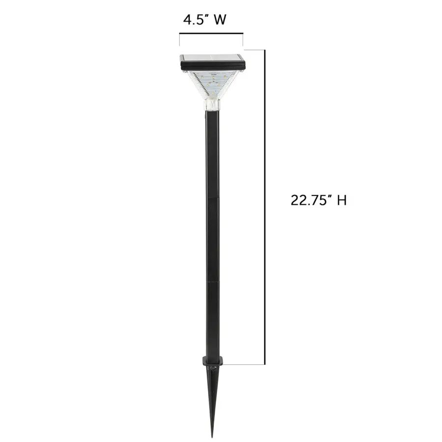 Luxor Solar Pathway Light Black – 2 Pack - Image 9