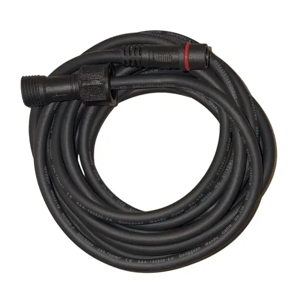 This 15-foot extension cord enables optimal solar panel positioning for the GS-160iX90819 fixture. Ideal for installations where the best sun exposure is distant from the desired light location.