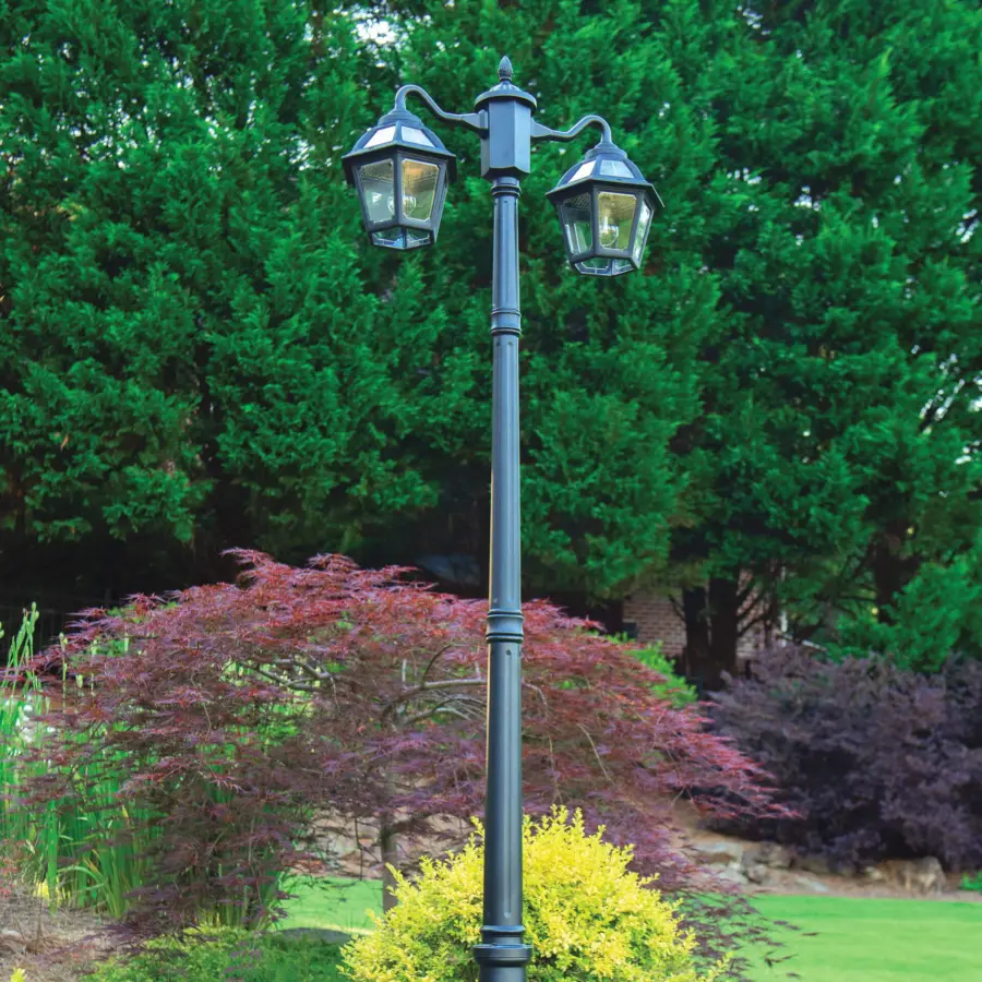 Polaris Double Head Solar Lamp Post - Image 6