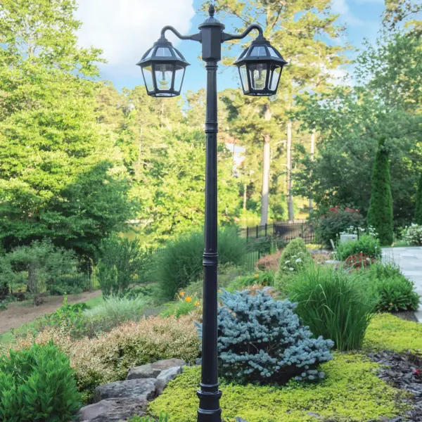 Polaris Double Head Solar Lamp Post - Image 8