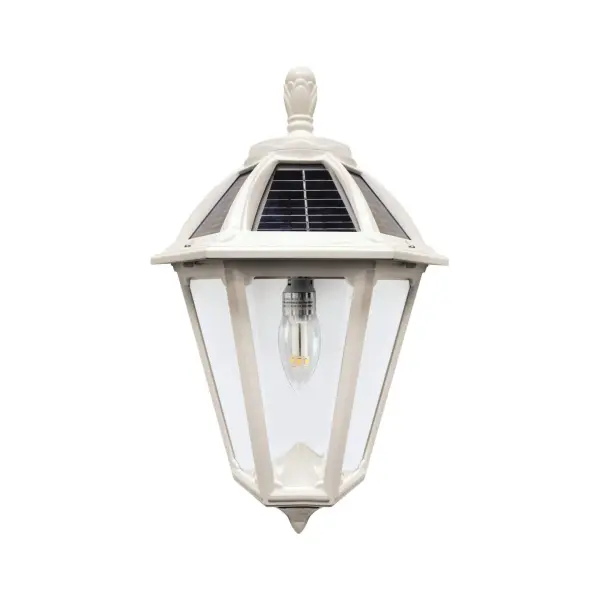 Polaris Solar Sconce with GS Solar Light Bulb - Image 1