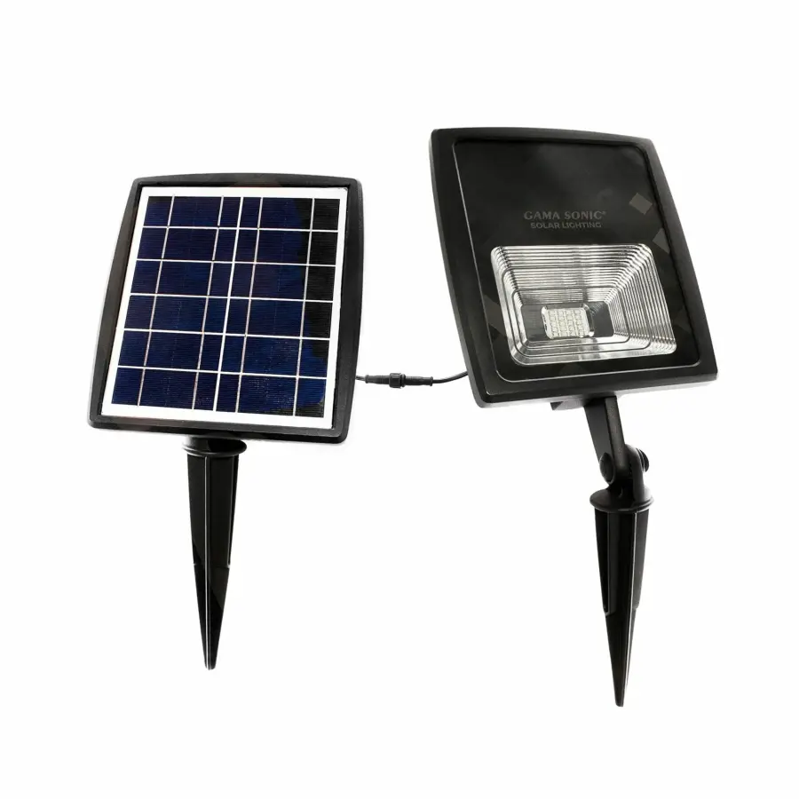 Dual Color Solar Flood Light with Detachable Panel - Image 1