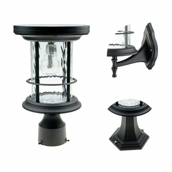 The Silo Solar Light combines modern design with practical versatility, offering three mounting options for flexible outdoor placement. With 100 lumens of warm light for up to 30 hours and automatic dusk-to-dawn operation, it's an energy-efficient solution for illuminating outdoor spaces without electrical wiring.