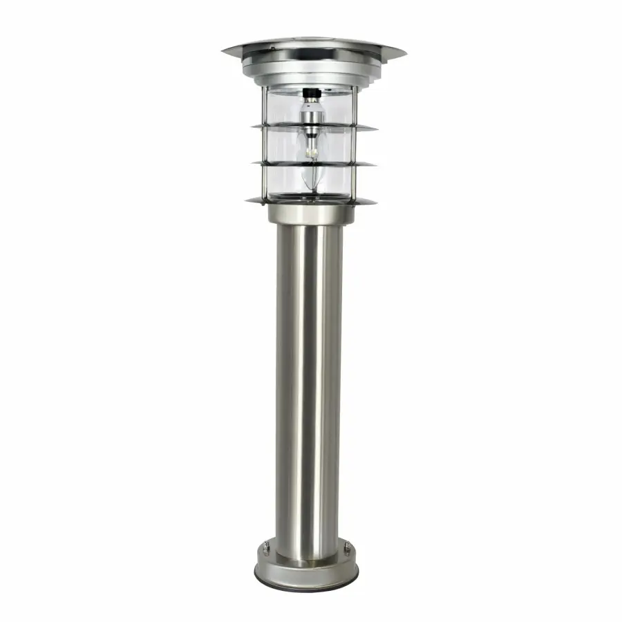 Stainless Steel Bollard Solar Light with EZ Anchor - Image 1
