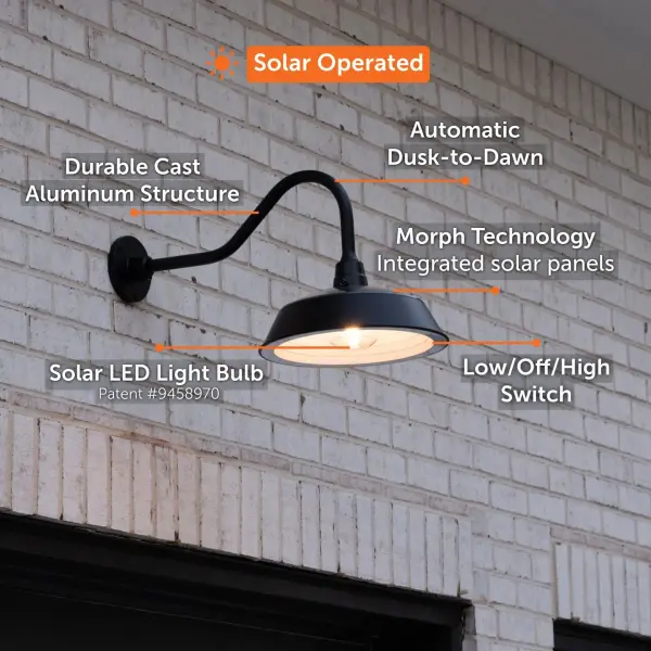Cottage Solar Barn Wall Light - Image 5
