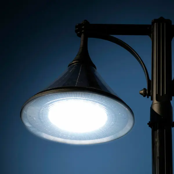 The Denali combines sleek modern design with high-efficiency solar LED technology, making it an eco-friendly alternative to traditional metal halide lights. Perfect for commercial pedestrian lighting in parks, communities, and walkways. - alternate view