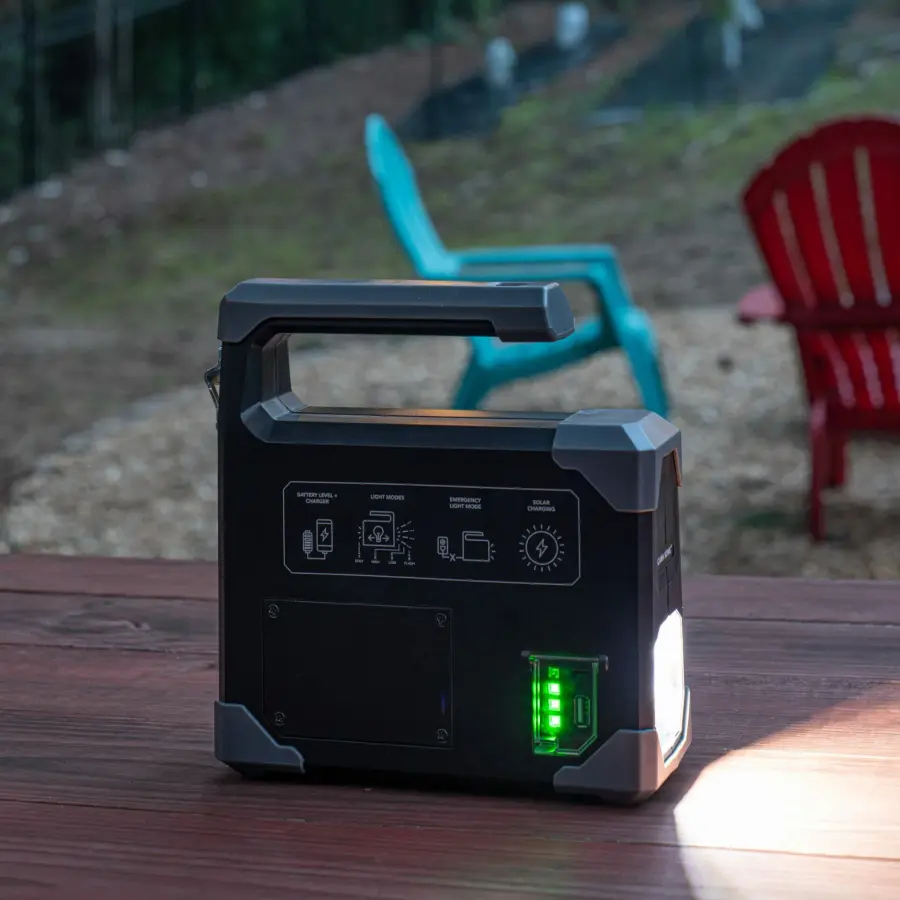 Solar Emergency Flashlight and Camping Lantern with USB Charging - Image 2