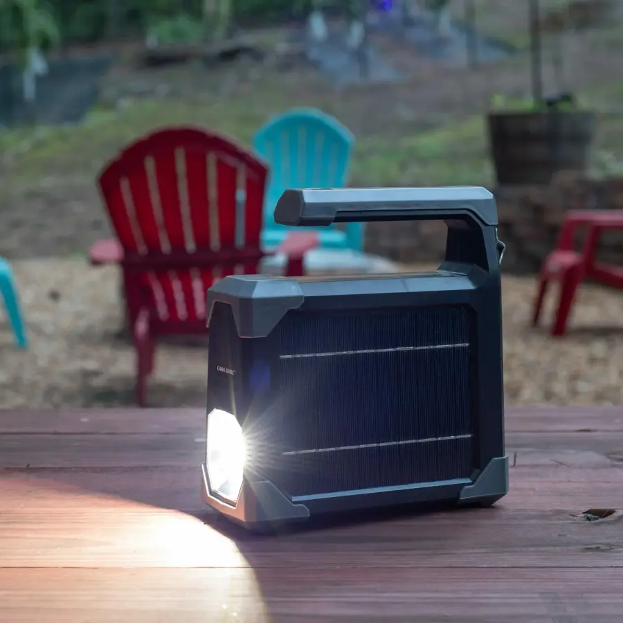 Solar Emergency Flashlight and Camping Lantern with USB Charging - Image 3