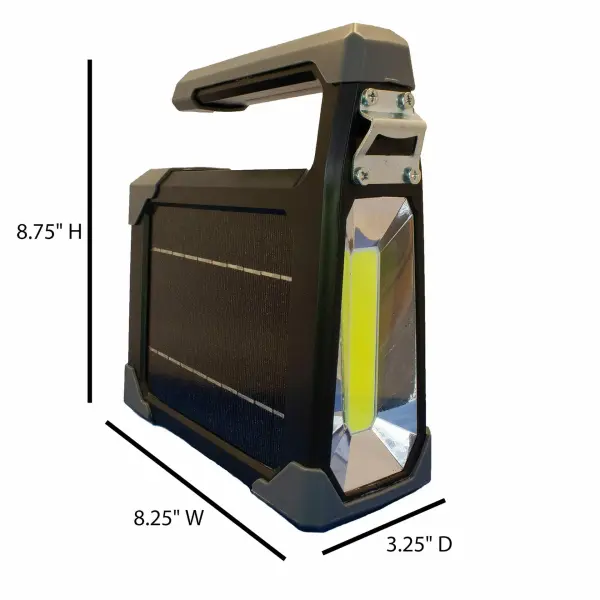 Solar Emergency Flashlight and Camping Lantern with USB Charging - Image 10